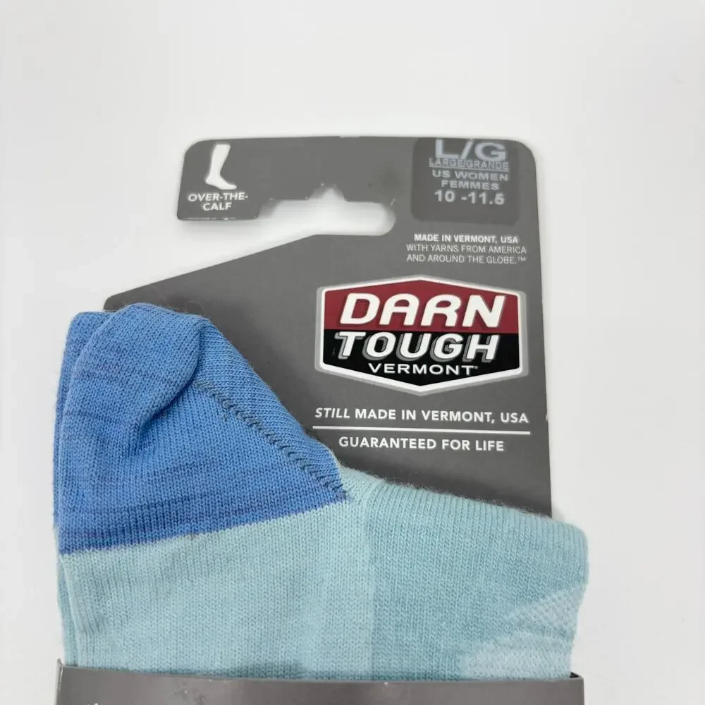 NEW Darn Tough Womens Socks Large Merino Wool Snow Ski Over The Calf Lightweight